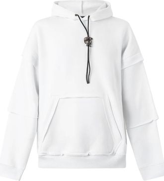 Diesel S-Ubber-A1 Hoodie - Heren - Sweatshirts & Hoodies - Wit - Maat: L Katoen
