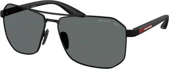 Prada PS A53S Zonnebril - Heren - Zonnebrillen - Zwart - 62 MM - Accessoires