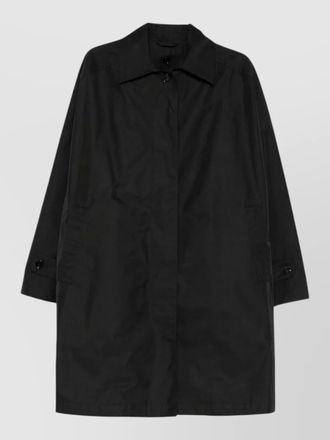 Toteme long oversized coat point collar buttons