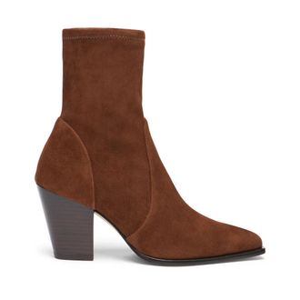 Stuart Weitzman Cowboy & Biker Boots, female, Brown, 4 UK, Jolene Bootie