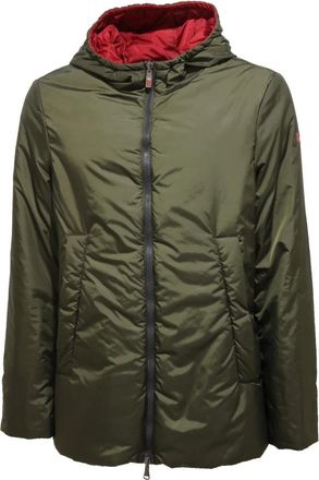 OOF Wear Omkeerbare Groene Jas Lichtgewicht Synthetische Vulling - Heren - Winterjassen - Groen - S - Jassen