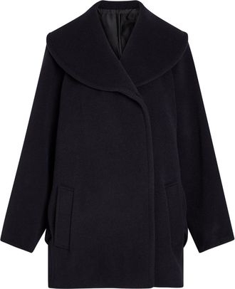 Alaia Double-breasted Wool Coat - Navy - 38 (UK10 / S)