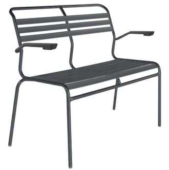 Schubiger M&ouml;bel L&auml;ttli-Bank S&auml;ntis mit Armlehnen