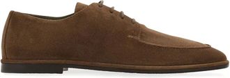 Ferragamo Derby in pelle scamosciata - Marrone