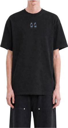 44 Label Group Just a Matter of Time T-Shirt - Heren - T-shirts - Zwart - S - Katoen - Tops
