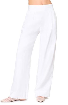 Gibsonlook Easy Everyday Cotton Pants in White at Nordstrom, Size X-Small