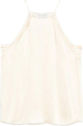 Forte_Forte Top con scollo allamericana - Toni neutri