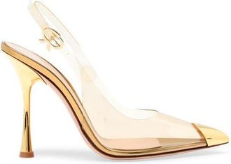 Gianvito Rossi Diana Pump in Gold Tpu at Nordstrom, Size 35.5