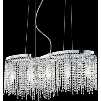 Dmora L&aacute;mpara Suspendida Antino, Plata