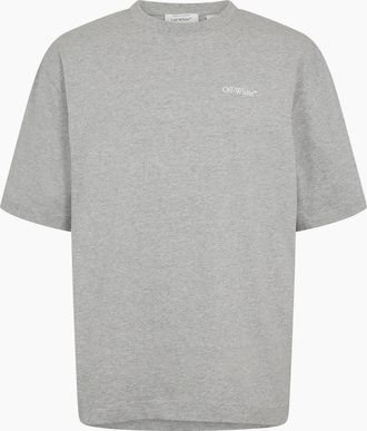 Off-white Mens Mens T Shirt - Grey - Size: 40