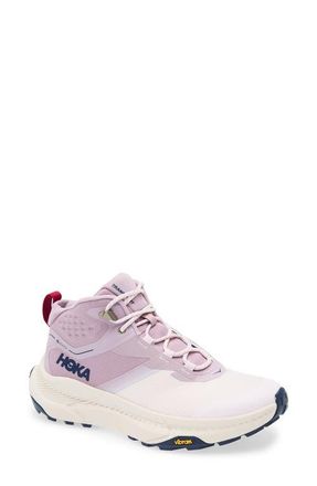 Hoka One One Transport Chukka GORE-Tex Waterproof Trail Shoe in Fragrant Lilac /Lilac Cream at Nordstrom, Size 10.5