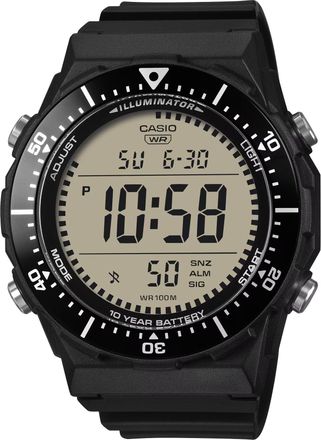 Casio Mens Black Digital Watch with Gray Dial - AE-1700H-1AVCF