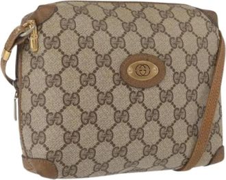 Gucci Pre-owned Cross Body Bags, female, Beige, Size: ONE SIZE Pre-owned Vintage Crossbody Bag