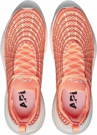 Athletic Propulsion Labs Womens Techloom Zipline Shoe In Neon Peach/terracotta/ivory