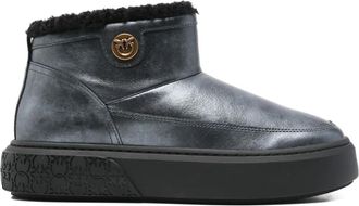 Pinko 35 mm laarzen met plateauzool - Zwart