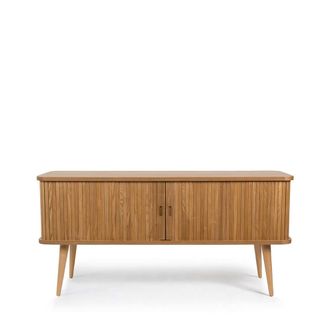 Zuiver Aparador de madera natural con puertas correderas