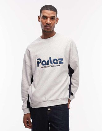 Parlez Clothing Campus - Felpa grigia-Grigio