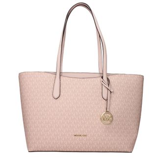 Michael Kors Arden Damens Umh&auml;ngetasche Stoff Rosa/Staubrosa