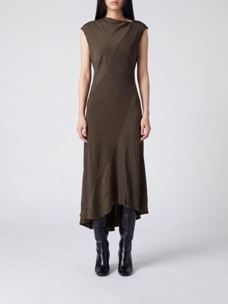 Alberta Ferretti Long Satin Slip Dress for Ceremonies and Events