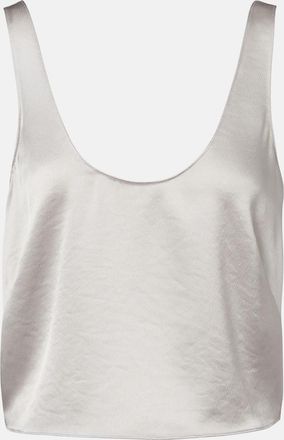 Leset Barb satin tank top