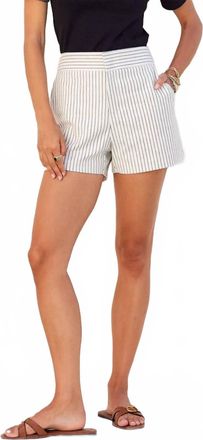 Fifteen Twenty Womens Modern Shorts In Cream/black