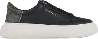 Alexander Smith Pearl Donna in zwart met zwarte glitter gelamineerde hak - Dames - Sneakers - Zwart - 39 EU - Schoenen
