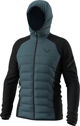 Dynafit Quilted Hybrid Jacket with Insulated Panels and Fitted Hood