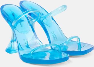 Amina Muaddi Brito 95 PVC sandals