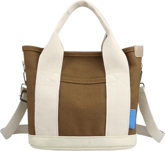 Generic Canvas Shoulder Bag | Large Capacity Adjustable Multi-Compartment Purse,Canvas Messenger Bags - for Family Friends Adults Men Women Short Trips Travel