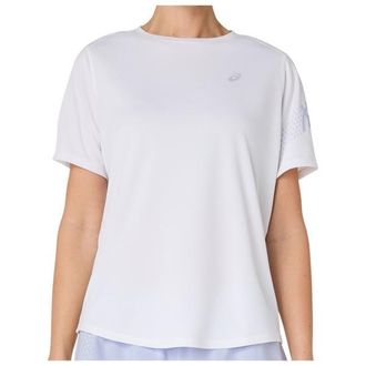 Asics Icon S/S Top Laufshirt f&uuml;r Herren | wei&szlig;