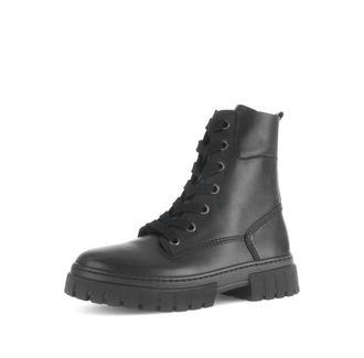 Gabor Womens Combat Boots, Womens Ankle Boots, Moderate Extra Width (G), Black 57, 7 UK