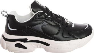 Plein Sport Sportieve Mid-Top Heren Sneakers - Heren - Hardloopschoenen - Zwart - 40 EU - Leer - Fitness