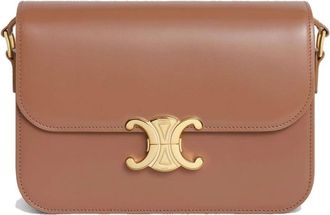 Celine Classique Triomphe Tas - Dames - Schoudertassen - Bruin - ONE Size - Leer - Tassen