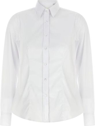 Xacus Classic Sara Shirt - Dames - Overhemden - Wit - S - Katoen - Overhemden