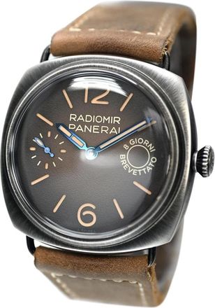 Officine Panerai Pre-owned Panerai Radiomir Brown Dial Mens Watch PAM01347