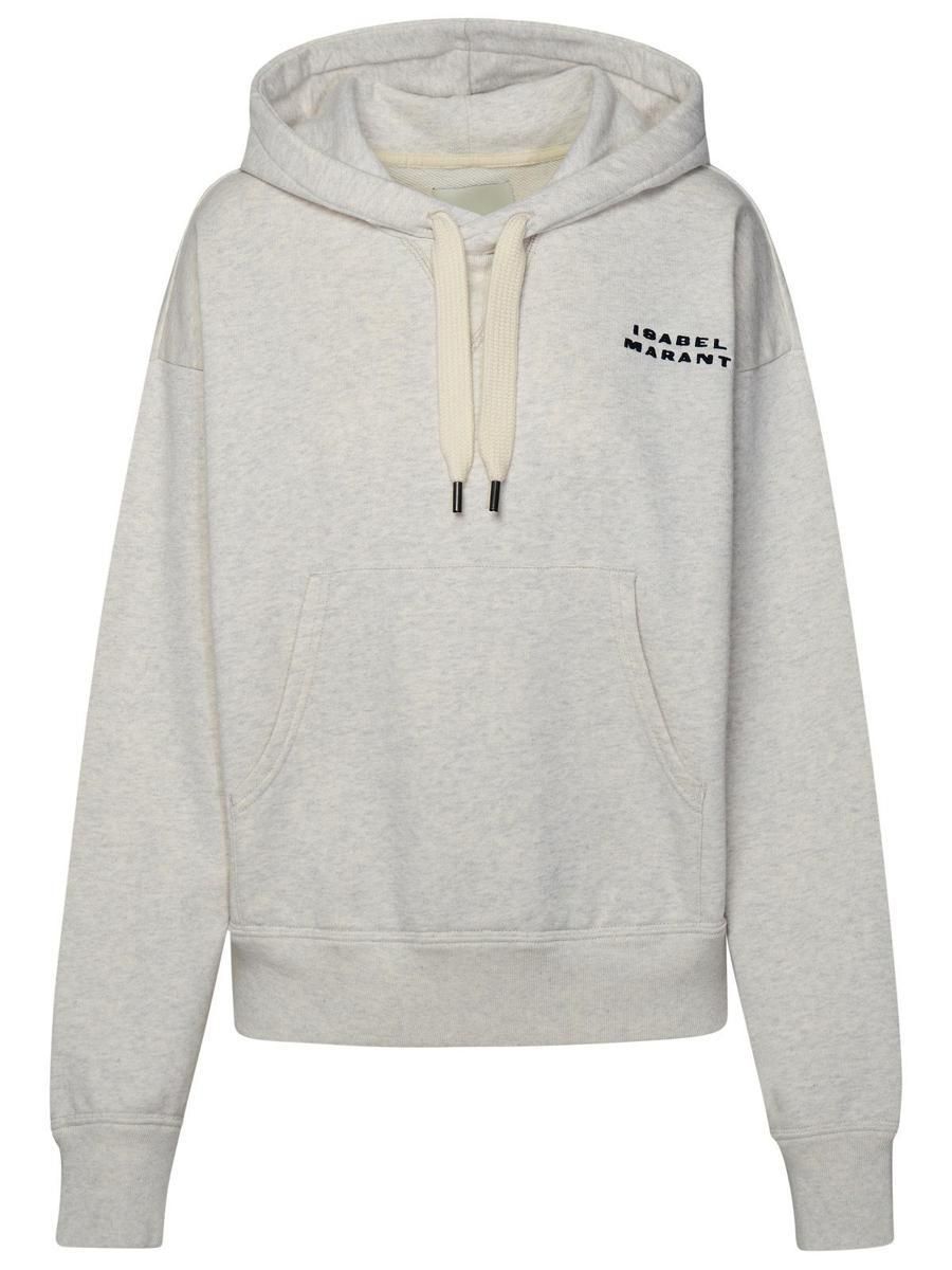 ISABEL MARANT｜HOOD/ZIP-UP (MATTE (SW0050HA B1M18H MIBU) MILEY SWEATSHIRT Man Ecru/Camel | ISABEL MARANT Official