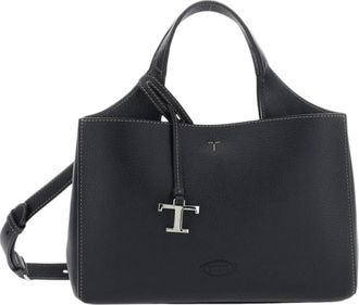 Tod's Black T Timeless Mini Tote