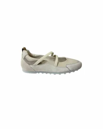 Paul Green Womens Dynamic Fit Flat Sneakers In Shell Biscuit Combo