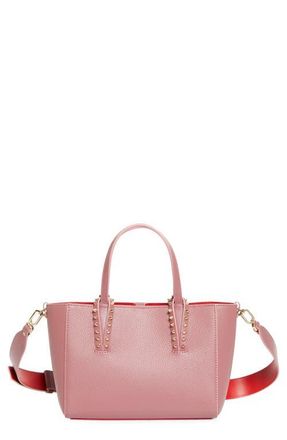 Christian Louboutin Mini Cabata Soft Leather East/West Tote in Palacy/gold at Nordstrom