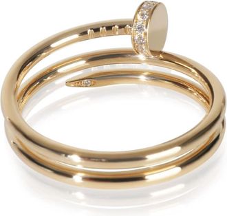 Cartier Pre-Owned Cartier Yellow Gold Juste Un Clou Double Ring