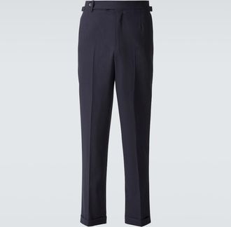 Dunhill Pantalones rectos de lana