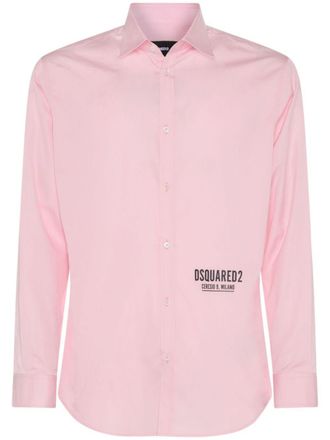 Dsquared2 Camicia con stampa - Rosa