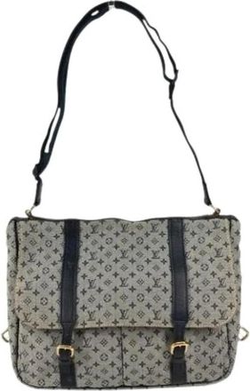 Louis Vuitton Pre-owned Monogram Mini Messenger Bag - Dames - Vintage Schoudertas - Blauw - ONE Size - Vintage