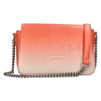 Ga&euml;lle Paris Dames, Tassen, Oranje, Maat: ONE Size Leer