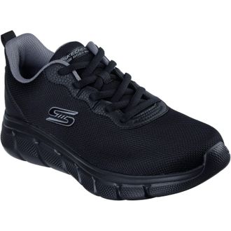 Skechers BOBS B Flex Icy Edge Textiel Heren Zwarte Sneakers