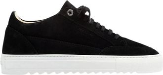 Mason Garments Schoenen, Heren, Zwart, 44 EU, Leer, Nativo Leren Sneaker