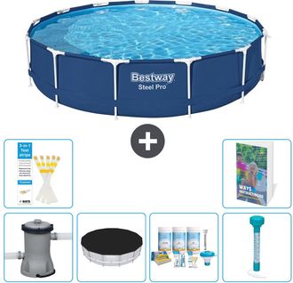 Bestway Piscina Bestway Steel Pro Redonda - 396x84 Cm - 7-piezas S226