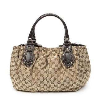Gucci Medium Studded Pelham Tote schoudertas