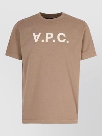 A.P.C. regular fit crew neck short sleeve t-shirt