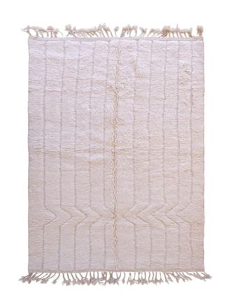 AFK Living Alfombra bereber marroqu&iacute; de lana blanca 177 x 262 cm